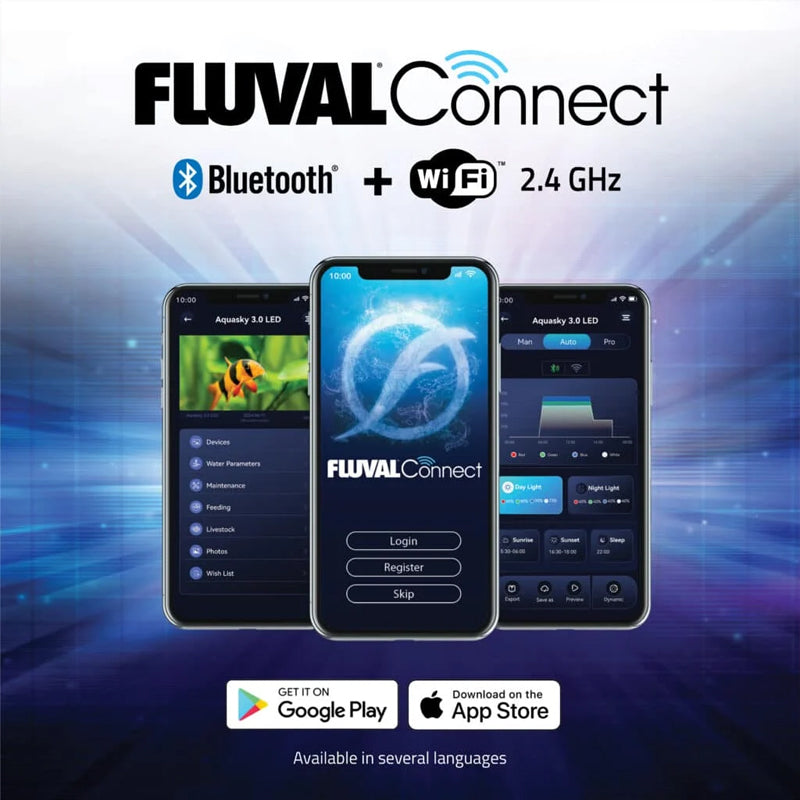 Fluval Aquasky 3.0 LED 6500k 27w Bluetooth + WiFi (91-123cm)
