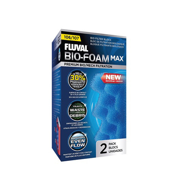 Fluval 107 BioFoam MAX (2 Pack)