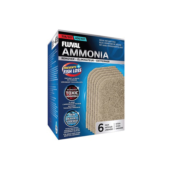 Fluval 307/407 Ammonia Removal Pad (6 Pack)