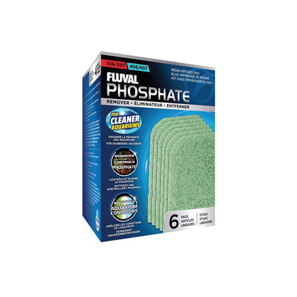 Fluval 307/407 Phosphate Removal Pad (6 Pack)