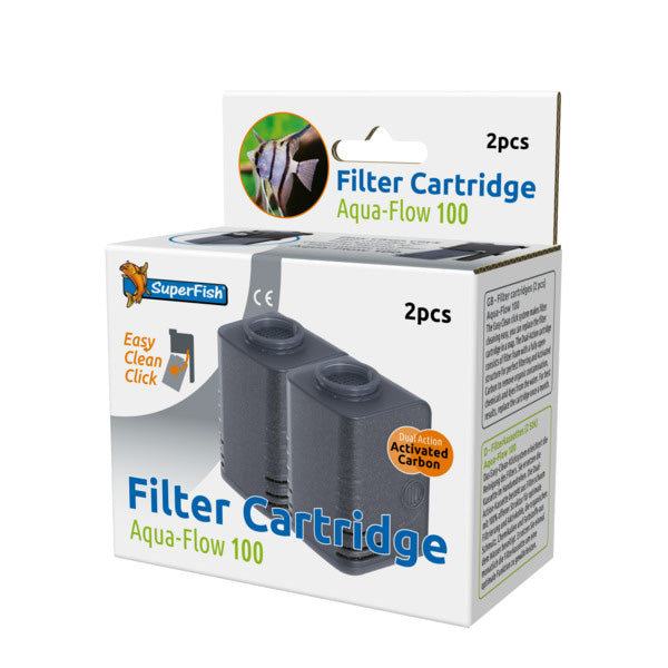 SuperFish Filter Cartridge - Aqua-Flow 100 (2 pieces)
