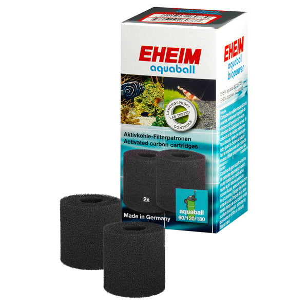 Eheim Carbon Cartridge for Aquaball 60/130/180 and Biopower 160/200/240 x2