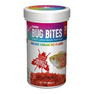 Fluval Bug Bites Colour Enhancing Flake 45g packaging