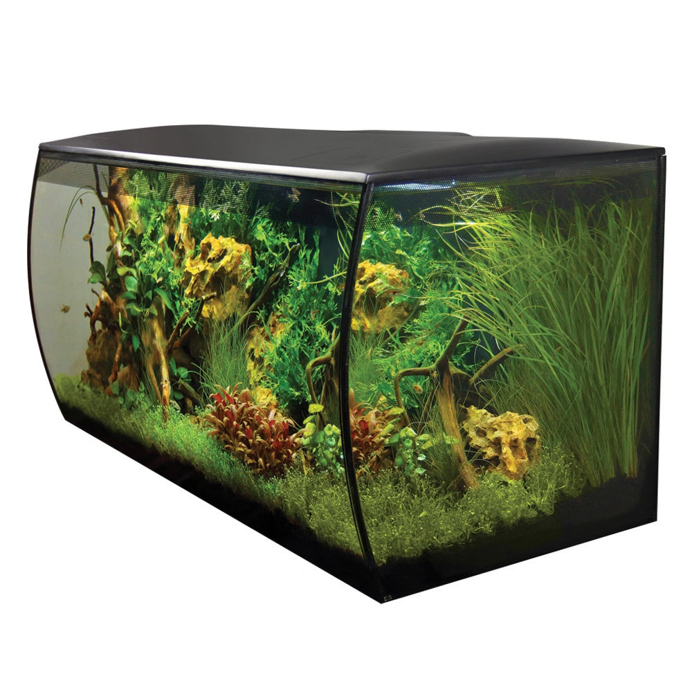 Fluval Flex 123L aquarium tank in black colour