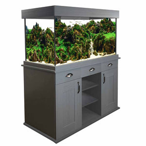 Fluval Shaker 345L Aquarium and Cabinet Slate Grey