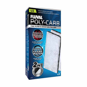 Fluval U2 Poly-Carb cartridge, 2-pack