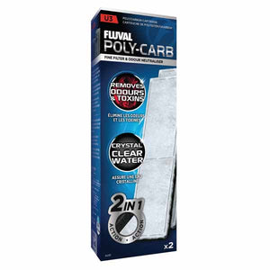 Fluval U3 Poly-Carb, 2-pack