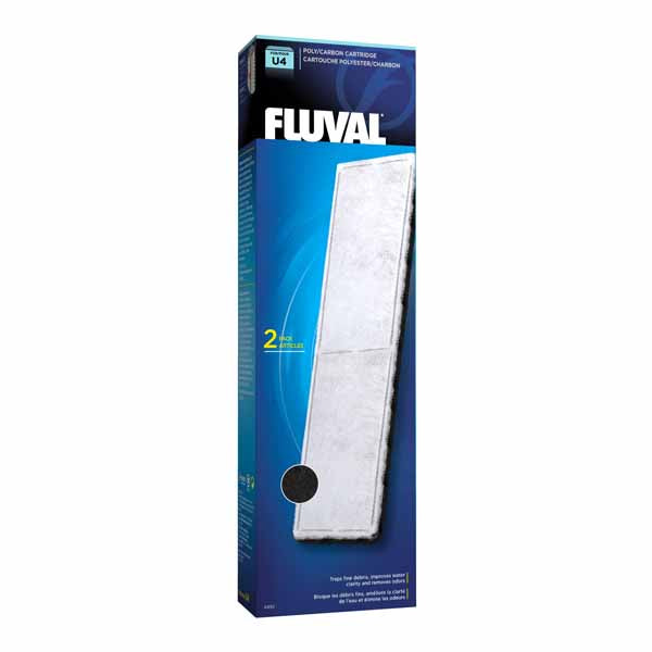 Fluval U4 Poly-Carb cartridge, 2-pack