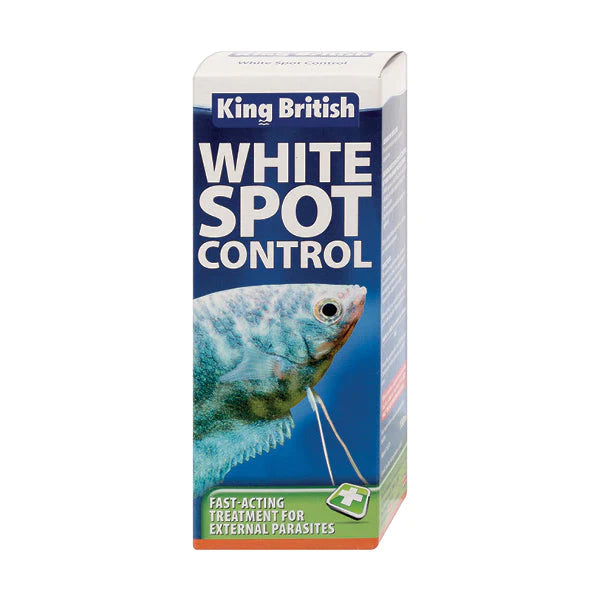 King British White Spot Control aquarium fish medication.