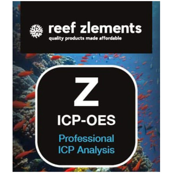Reef Zlements Z ICP-OES Analysis - Saltwater and RO (1 pack)