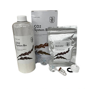 Tropica CO2 System Bio, kit contents - co2 bottle with powder, activator, tubing and diffusor.
